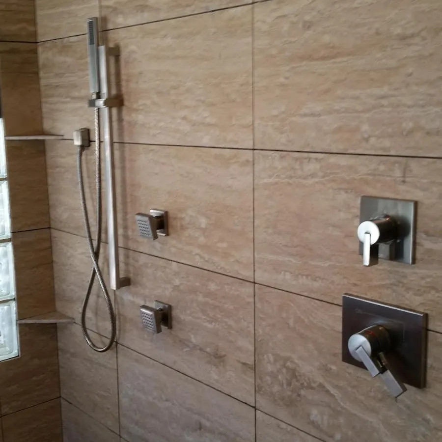 Shower fixture installation for Water Heater Replacement in Monson